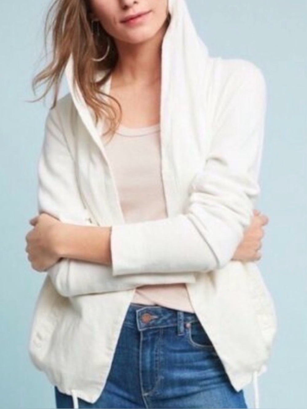 Anthropologie, Postmark, French Terry Anorak, sz S